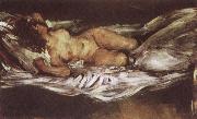 Reclining Nude Lovis Corinth